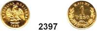 AUSLÄNDISCHE MÜNZEN,Mexiko Republik seit 18671 Peso 1896 Mo M. (1,48 g fein). KM 410.5. Fb. 157. GOLD