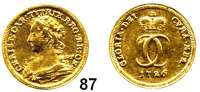 Deutsche Münzen und Medaillen,Brandenburg - Ansbach Christiane Charlotte als Vormünderin ihres Sohnes Karl Wilhelm Ferdinand 1723 - 1729Dukat 1726, Schwabach.  3,44 g.  Slg. Wilm. 952.  Fb. 340.  GOLD