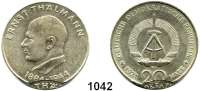 Deutsche Demokratische Republik   PP-Patina !!!!!,Verprägungen und Kuriositäten 20 Mark 1971.   Ernst Thälmann.   Verprägung - Kleine Doppelprägung.