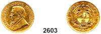 AUSLÄNDISCHE MÜNZEN,Südafrika Republik, 1852 - 19021 Pfund 1896 (7,32 g fein).  Schön 10.  KM 10.2.  Fb. 2.  GOLD