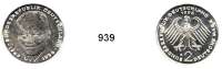B U N D E S R E P U B L I K,Verprägungen und Kuriositäten 2 Mark 1998 A.  Willy Brandt.  Jaeger 459.  Prägung auf artfremden Schrötling.  Kupfer-Nickel.  Rand glatt.  Nicht magnetisch.  8,02 Gramm.