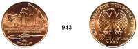 B U N D E S R E P U B L I K,Verprägungen und Kuriositäten 10 Mark 2001 A.  Katharinenkloster und Meeresmuseum in Stralsund.  Jaeger 479.  Materialvariante - Kupfer.  Rand glatt.  32,5 mm.  14,05 Gramm.