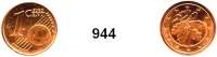 B U N D E S R E P U B L I K,Fehlprägungen und Verprägungen 1 Cent 2002 A.  Jaeger 482.  Stempeldrehung - Französische Prägung.  Eisen, kupferbeschichtet.  16,4 mm Ø.  1,93 mm stark.  2,33 Gramm.