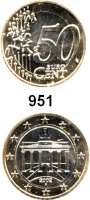 B U N D E S R E P U B L I K,Verprägungen und Kuriositäten 50 Cent 2002 A.  Jaeger 487.  Bi-Metall (1 EURO-Schrötling).  Schrötlingsverwechslung.  Grober Riffelrand (wie 50 Centstück).  7,18 Gramm.