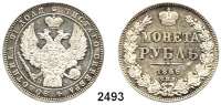 AUSLÄNDISCHE MÜNZEN,Russland Nikolaus I. 1825 - 1855Rubel 1846, St. Petersburg. Schön 73. Craig 168.1.