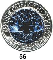 Österreich - Ungarn,Österreich 2. Republik ab 194525 Euro 2010 (Bi-Metall Silber/Niob).  Erneuerbare Energie.  Im Originaletui mit Zertifikat.