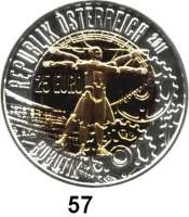 Österreich - Ungarn,Österreich 2. Republik ab 194525 Euro 2011 (Bi-Metall Silber/Niob).  Robotik.  Im Originaletui mit Zertifikat.