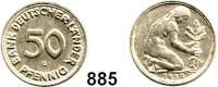 B U N D E S R E P U B L I K, 50 Pfennig 1950 G    Bank Deutscher Länder