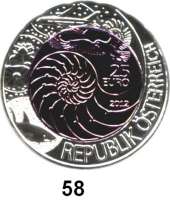 Österreich - Ungarn,Österreich 2. Republik ab 194525 Euro 2012 (Bi-Metall Silber/Niob).  Bionik.  Im Originaletui mit Zertifikat.
