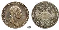 Österreich - Ungarn,Habsburg - Lothringen Franz I. (1792) 1806 - 18351/2 Konventionstaler 1825 C, Prag.  Kahnt 331.  Frühwald 252.  Herinek 445.  Jg. 197.
