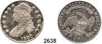 AUSLÄNDISCHE MÜNZEN,U S A 50 Cents 1830. Schön 35. KM 37.