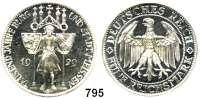 R E I C H S M Ü N Z E N,Weimarer Republik 5 Reichsmark 1929 E.     Meissen.