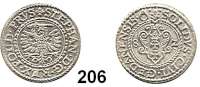 Deutsche Münzen und Medaillen,Danzig, Stadt Stephan Báthory 1577 - 1586Schilling 1582.  1,04 g.  Dutkowski/Suchanek 128 IV.