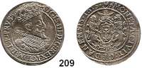 Deutsche Münzen und Medaillen,Danzig, Stadt Sigismund III. 1587 - 1632Ort (1/4 Taler) 1615.  6,13 g.  Dutkowski/Suchanek 156.