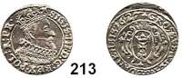 Deutsche Münzen und Medaillen,Danzig, Stadt Sigismund III. 1587 - 1632Groschen 1627.  0,93 g.  Dutkowski/Suchanek 150 IV b.
