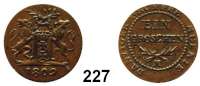 Deutsche Münzen und Medaillen,Danzig, Stadt Freie Stadt 1807 - 1815Ein Groschen 1809 M, Danzig.  Dutkowski/Suchanek 444 I.  AKS 1.  Jaeger 153.  Olding D 3.