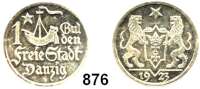 Besetzte Gebiete  -  Kolonien  -  Danzig,Danzig 1 Gulden 1923.