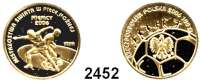 AUSLÄNDISCHE MÜNZEN,Polen Republik seit 1990100 Zlotych 2006 (7,20 g fein). Fußball WM 2006 - Zweikampf. Schön 591. KM 581. Fb. 214. GOLD