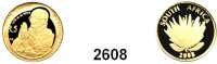 AUSLÄNDISCHE MÜNZEN,Südafrika 5 Rand 2008 (3,11 g fein). 115. Jahrestag der Ankunft von Gandhi in Südafrika. Schön 469. KM 452. GOLD