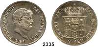 AUSLÄNDISCHE MÜNZEN,Italien Neapel und SizilienFerdinand II. 1830 - 1859 120 Grana 1856. Schön 35. KM 370.