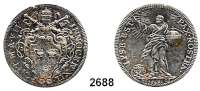 AUSLÄNDISCHE MÜNZEN,Vatikan Innocenz XII. 1691 - 1700Testone (30 Baiocchi) 1798. 9,09 g. KM 606.