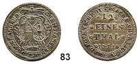 Deutsche Münzen und Medaillen,Brandenburg - Bayreuth Christian Ernst 1655 - 17121/12 Taler 1711, Bayreuth.  3,34 g.  Slg. Wilm. 667.  Schön 7.