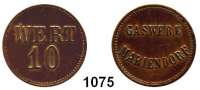Notmünzen; Marken und Zeichen,0 Mariendorf (Brandenburg)Gaswerk.  Kupfermarke o.J. (25 mm).  Wert 10.