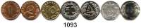 Notmünzen; Marken und Zeichen,0 Drittes Reich - Spielgeld,  1(12), 2(7), 10(4), 50(13) Reichspfennig; 1 Reichsmark(14); 2(8) und 5(5) Reichsmark Hindenburg.  LOT 63 Stück.