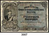 P A P I E R G E L D,D E U T S C H E      K O L O N I E N Deutsch-Ostafrika50 Rupien 15.6.1905.  Ros. DOA-3 c.