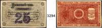 P A P I E R G E L D,AUSLÄNDISCHES  PAPIERGELD RusslandSibirien und Ural.  Krasnojarsker Territorium.  10 Rubel 1919. ROTER Text.  25 Rubel 1919.  OHNE Seriennummer.  25 Rubel 1919(Fehlstelle).  Serie B.  Pick S 969 a, S 970 a, c.  LOT 3 Scheine.