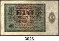P A P I E R G E L D,I N F L A T I O N 5 Billionen Mark 15.3.1924.  Ros. DEU-172.