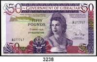 P A P I E R G E L D,AUSLÄNDISCHES  PAPIERGELD Gibraltar50 Pfund 27.11.1986.  Pick 24.