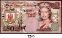P A P I E R G E L D,AUSLÄNDISCHES  PAPIERGELD Gibraltar50 Pfund 1.12.2006.  Pick 34 a.