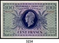 P A P I E R G E L D,AUSLÄNDISCHES  PAPIERGELD Frankreich100 Francs 2.10.1943.  Pick 105 a.