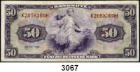 P A P I E R G E L D,BUNDESREPUBLIK DEUTSCHLAND 50 Deutsche Mark 1948.  