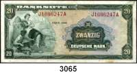 P A P I E R G E L D,BUNDESREPUBLIK DEUTSCHLAND 20 Deutsche Mark 1948.  