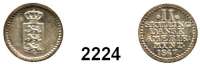 AUSLÄNDISCHE MÜNZEN,Dänisch Westindien Christian VIII. 1839 - 1848II Skilling 1847. Schön 4. KM 18.