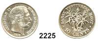 AUSLÄNDISCHE MÜNZEN,Dänisch Westindien Christian IX. 1863 - 190610 Cents 1878. Schön 17. KM 70.