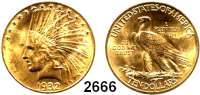 AUSLÄNDISCHE MÜNZEN,U S A 10 Dollars 1932, Philadelphia. (15,04 g fein). Schön 141. KM 130. Fb. 166. GOLD.