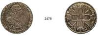 AUSLÄNDISCHE MÜNZEN,Russland Peter I. der Große 1689 - 1725Rubel 1725, St. Petersburg. 26,82 g. Bitkin 1358. Dav. 1661.
