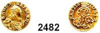 AUSLÄNDISCHE MÜNZEN,Russland Elisabeth 1741 - 1762Poltina (1/2 Rubel) 1756, Moskau. 0,84 g. Bitkin 70. Fb. 118. Craig 21. GOLD