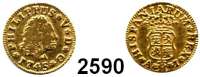 AUSLÄNDISCHE MÜNZEN,Spanien Philipp V. 1700 - 17461/2 Escudo 1745 AJ, Madrid.  (1,74 g).  KM 361.1.  Fb. 239.  GOLD