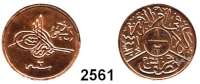 AUSLÄNDISCHE MÜNZEN,Saudi Arabien Abd Al-Aziz Bin Saud 1925-19531/2 Ghirsh 1344/2 H (1926), Mekka. Schön 1. KM A 3.