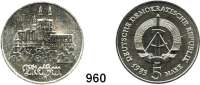 Deutsche Demokratische Republik   PP-Patina !!!!!, 5 Mark 1983      Meißen