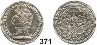 Deutsche Münzen und Medaillen,Salzburg, Erzbistum Sigismund III. von Schrattenbach 1753 - 177110 Kreuzer 1754.  3,79 g.  Probszt 2333.  Zöttl 3057.
