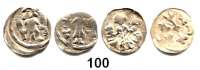 Deutsche Münzen und Medaillen,Brandenburg - Preußen LOTS     LOTS     LOTSLOT von 4 Denaren.  Bahrfeldt 584, 602, 607, 609.  Dannenberg 141, 173, 176, 179.