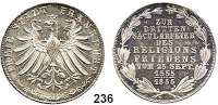 Deutsche Münzen und Medaillen,Frankfurt am Main Freie Stadt 1814 - 1866Doppelgulden 1855.  Religionsfrieden.  Kahnt 179.  Thun 138.  AKS 42.  Jg. 49.  Dav. 647.