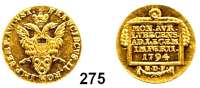 Deutsche Münzen und Medaillen,Lübeck, Stadt Franz II. 1792 - 1806Dukat 1794.  3,49 g.  Behrens 645 a.  Fb. 1500.  Jg. 47 b.  GOLD