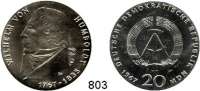 Deutsche Demokratische Republik   PP-Patina !!!!!, 20 Mark 1967    Humboldt    Rand:  20 MARK   20 MARK   20 MARK