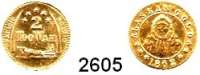 AUSLÄNDISCHE MÜNZEN,U S A Alaska,  Gold-Token.  2 Too Wah 1910.  1,6 g.  GOLD